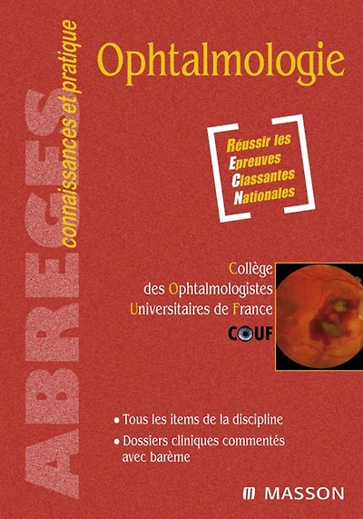 Ophtalmologie: Avec accès à la spécialité sur le site e-ecn.com