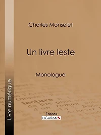 Un livre leste: Dialogue en deux scènes