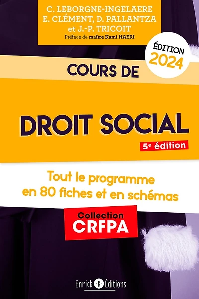 Cours de droit social 2024: Tout le programme en fiches et en schémas