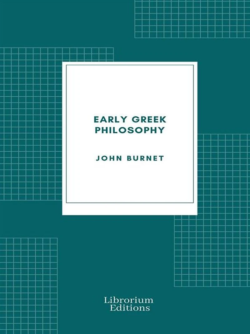 Early Greek philosophy