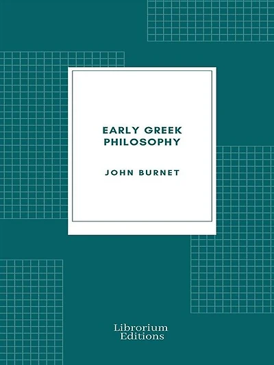 Early Greek philosophy
