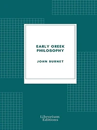 Early Greek philosophy
