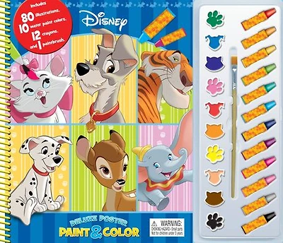 Disney Animal Classics Deluxe Poster Paint & Color