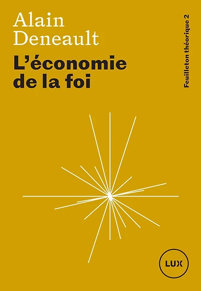 L'économie de la foi
