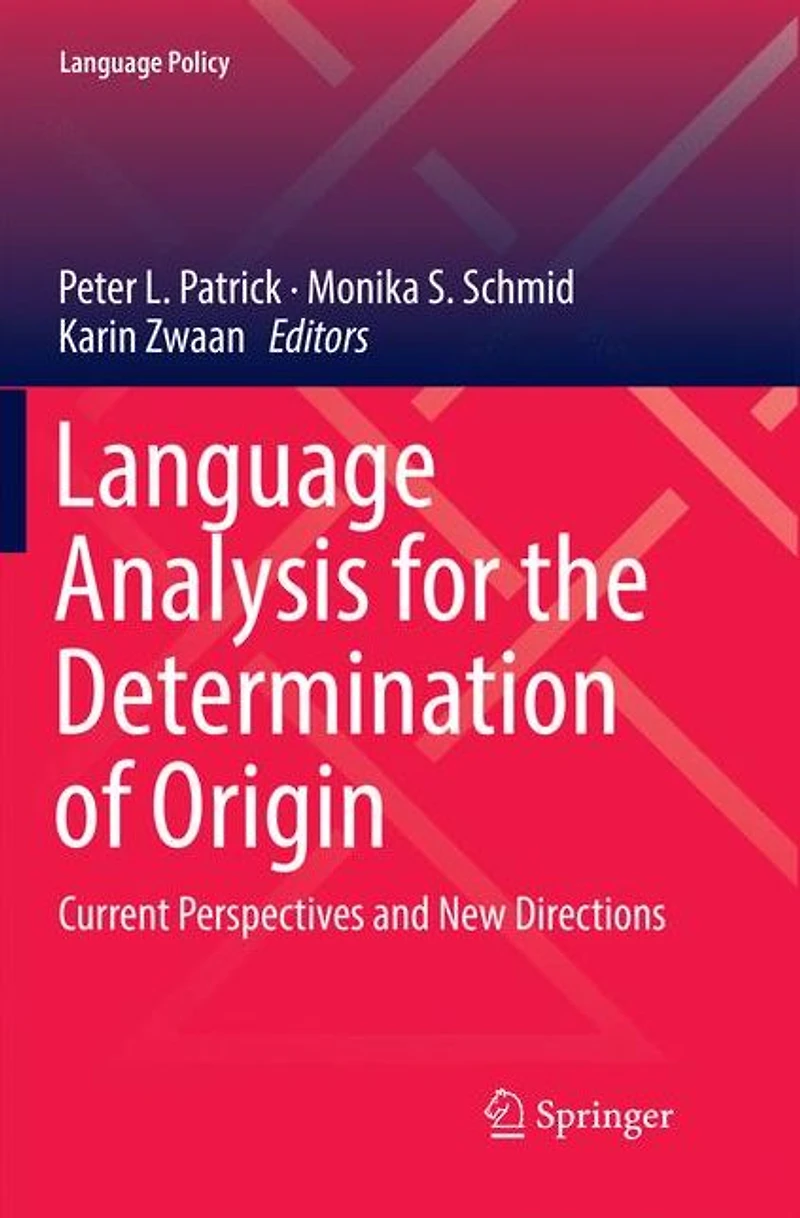 Language Analysis for the Determination of Origin: Current Perspectives and New Directions