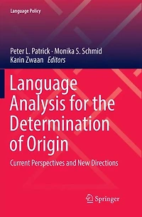 Language Analysis for the Determination of Origin: Current Perspectives and New Directions