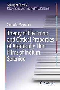 Theory of Electronic and Optical Properties Atomically Thin Films Indium Selenide