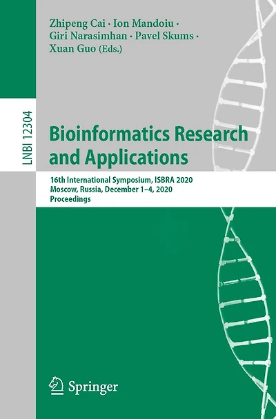 Bioinformatics Research and Applications: 16th International Symposium, ISBRA 2020, Moscow, Russia, December 1-4, Proceedings