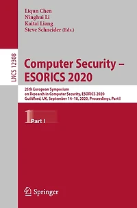 Computer Security - ESORICS 2020: 25th European Symposium on Research Security, 2020, Guildford, UK, September 14-18, Proceedings, Part I