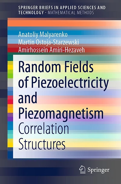Random Fields of Piezoelectricity and Piezomagnetism: Correlation Structures