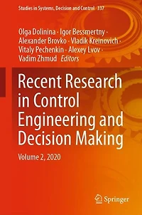 Recent Research Control Engineering and Decision Making: Volume 2, 2020