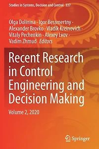 Recent Research Control Engineering and Decision Making: Volume 2, 2020