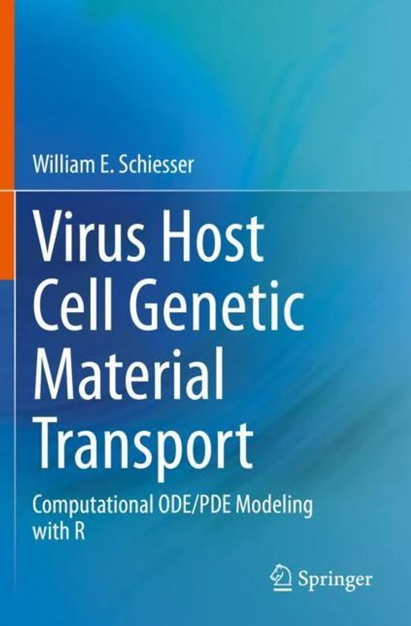 Virus Host Cell Genetic Material Transport: Computational ODE/PDE Modeling with R