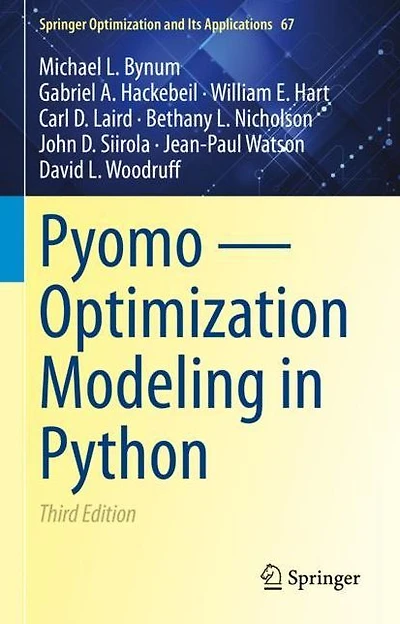 Pyomo - Optimization Modeling Python