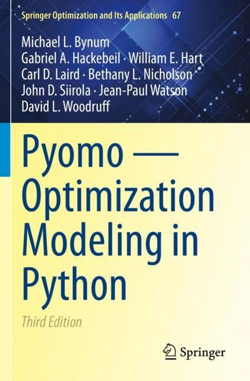 Pyomo - Optimization Modeling Python