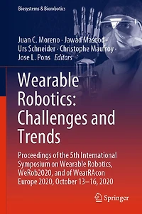 Wearable Robotics: Challenges and Trends: Proceedings of the 5th International Symposium on Robotics, WeRob2020, WearRAcon Europe 2020, October 13-16, 2020