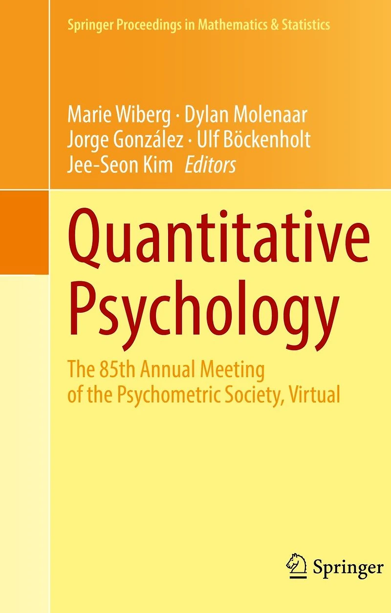 Quantitative Psychology: the 85th Annual Meeting of Psychometric Society, Virtual