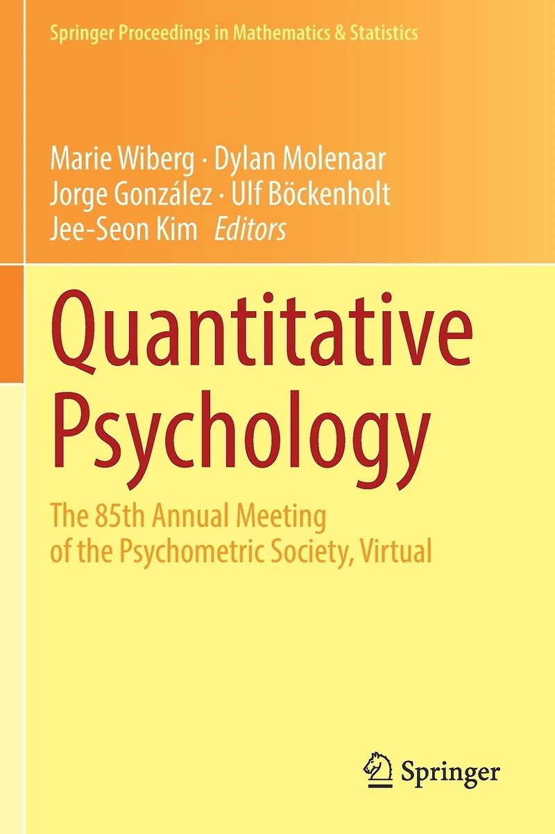 Quantitative Psychology: the 85th Annual Meeting of Psychometric Society, Virtual