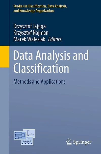 Data Analysis and Classification: Methods Applications