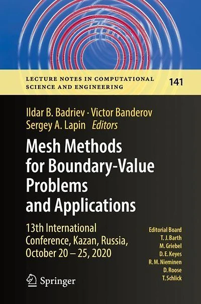 Mesh Methods for Boundary-Value Problems and Applications: 13th International Conference, Kazan, Russia, October 20-25, 2020