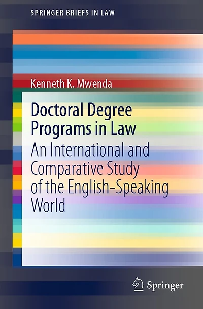 Doctoral Degree Programs Law: An International and Comparative Study of the English-Speaking World