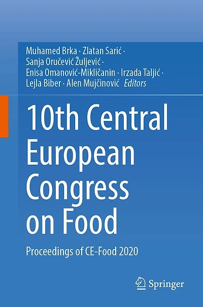 10th Central European Congress on Food: Proceedings of CE-Food 2020