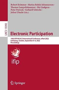 Electronic Participation: 14th IFIP WG 8.5 International Conference, ePart 2022, Linköping, Sweden, September 6-8, Proceedings