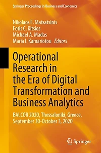 Operational Research the Era of Digital Transformation and Business Analytics: BALCOR 2020, Thessaloniki, Greece, September 30-October 3, 2020