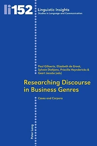 Researching Discourse in Business Genres: Cases and Corpora