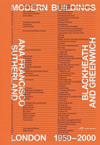 Modern Buildings in Blackheath and Greenwich: London 1950-2000