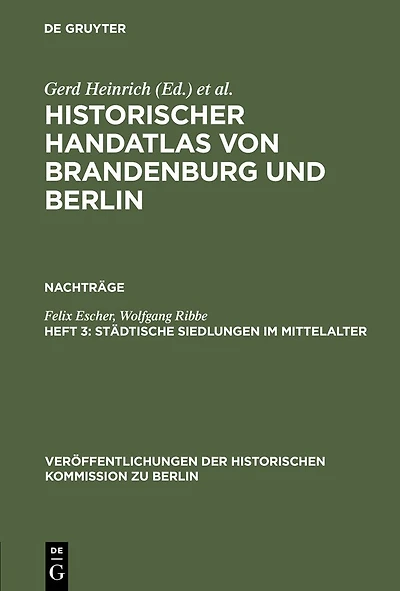 Städtische Siedlungen im Mittelalter