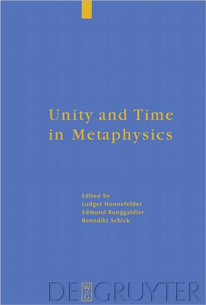 Unity and Time in Metaphysics