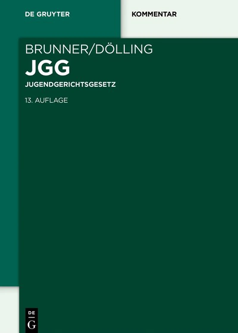Jugendgerichtsgesetz: Kommentar