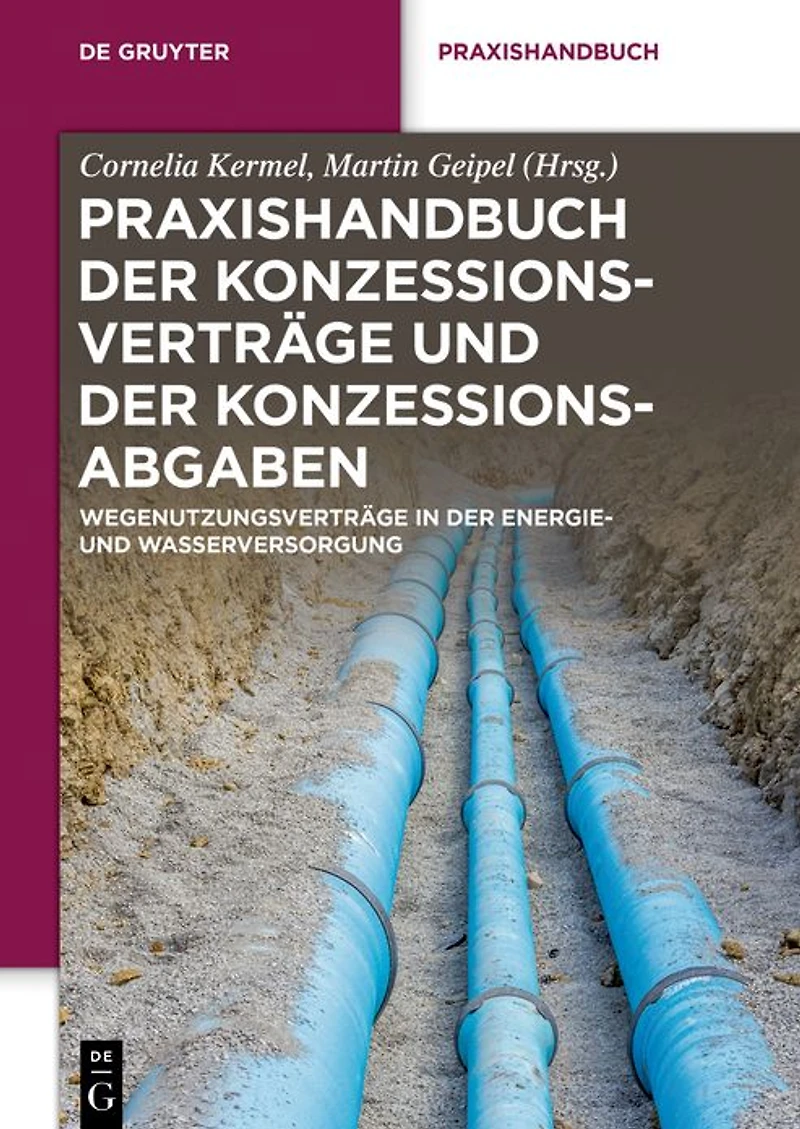 Praxishandbuch der Konzessionsverträge und Konzessionsabgaben: Wegenutzungsverträge Energie- Wasserversorgung