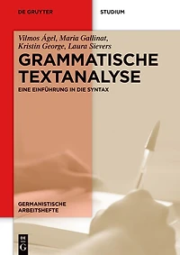 Grammatische Textanalyse: Eine Einführung die Syntax