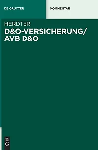 D&O-Versicherung/AVB D&O