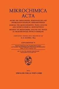 Siebentes Kolloquium über metallkundliche Analyse mit besonderer Berücksichtigung der Elektronenstrahl-Mikroanalyse: Wien, 23. bis 25. Oktober 1974