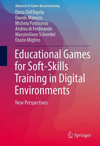 Educational Games for Soft-Skills Training Digital Environments: New Perspectives