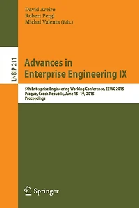 Advances Enterprise Engineering IX: 5th Working Conference, EEWC 2015, Prague, Czech Republic, June 15-19, Proceedings