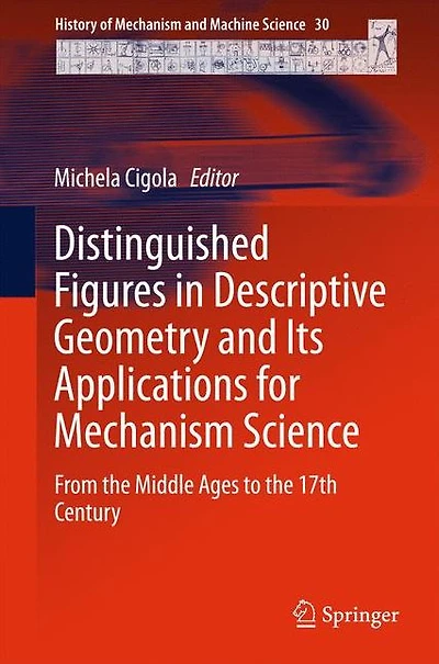 Distinguished Figures Descriptive Geometry and Its Applications for Mechanism Science: From the Middle Ages to 17th Century