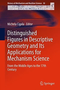 Distinguished Figures Descriptive Geometry and Its Applications for Mechanism Science: From the Middle Ages to 17th Century