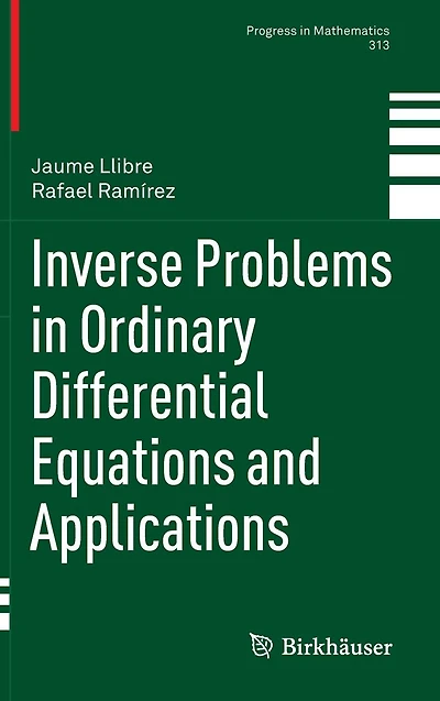 Inverse Problems Ordinary Differential Equations and Applications