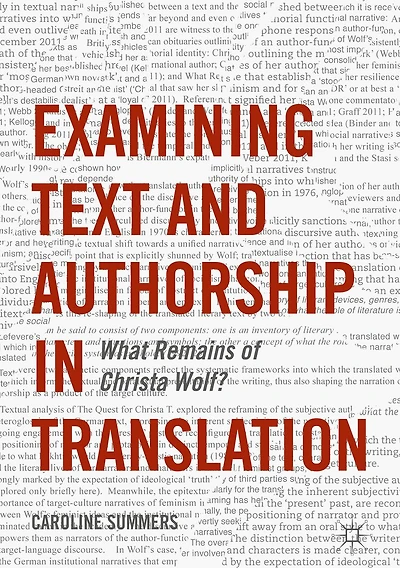 Examining Text and Authorship Translation: What Remains of Christa Wolf?
