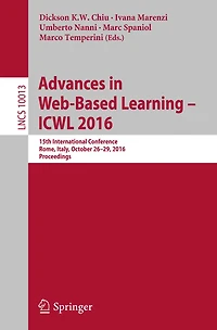 Advances Web-Based Learning - ICWL 2016: 15th International Conference, Rome, Italy, October 26-29, 2016, Proceedings