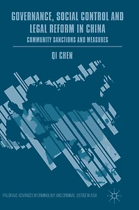 Governance, Social Control and Legal Reform China: Community Sanctions Measures