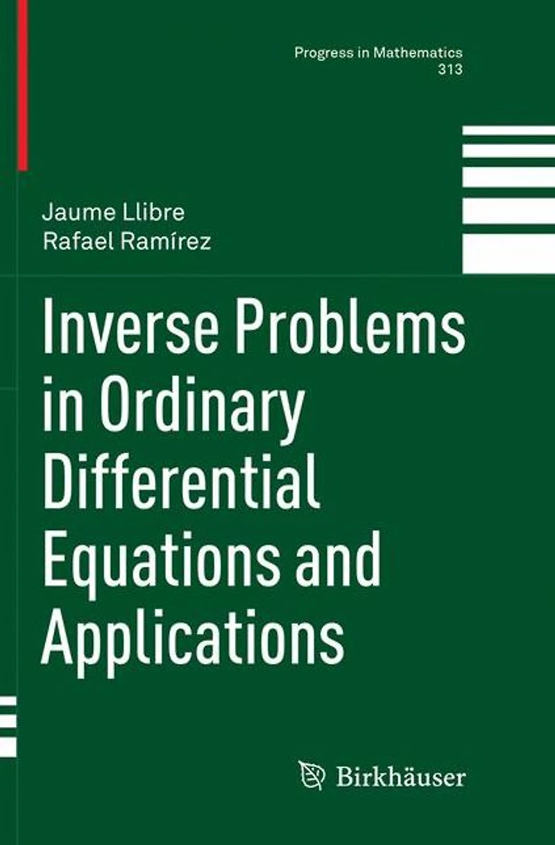 Inverse Problems Ordinary Differential Equations and Applications