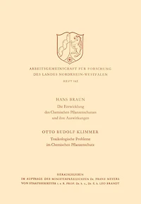 Die Entwicklung des Chemischen Pflanzenschutzes und ihre Auswirkungen / Toxikologische Probleme im Pflanzenschutz