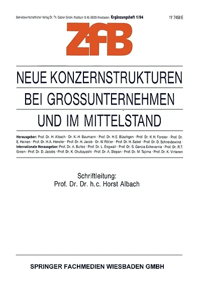 Neue Konzernstrukturen bei Großunternehmen und im Mittelstand
