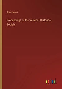 Proceedings of the Vermont Historical Society