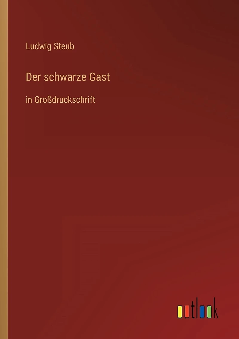 Der schwarze Gast: Großdruckschrift